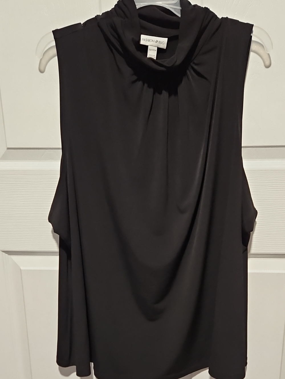 Fashion Bug Black High Neck Sleeveless Tank
